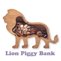 Lion Piggy Bank