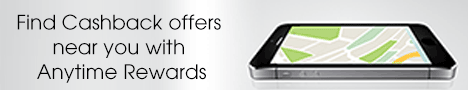 Find Cashback offers near you with Anytime Rewards