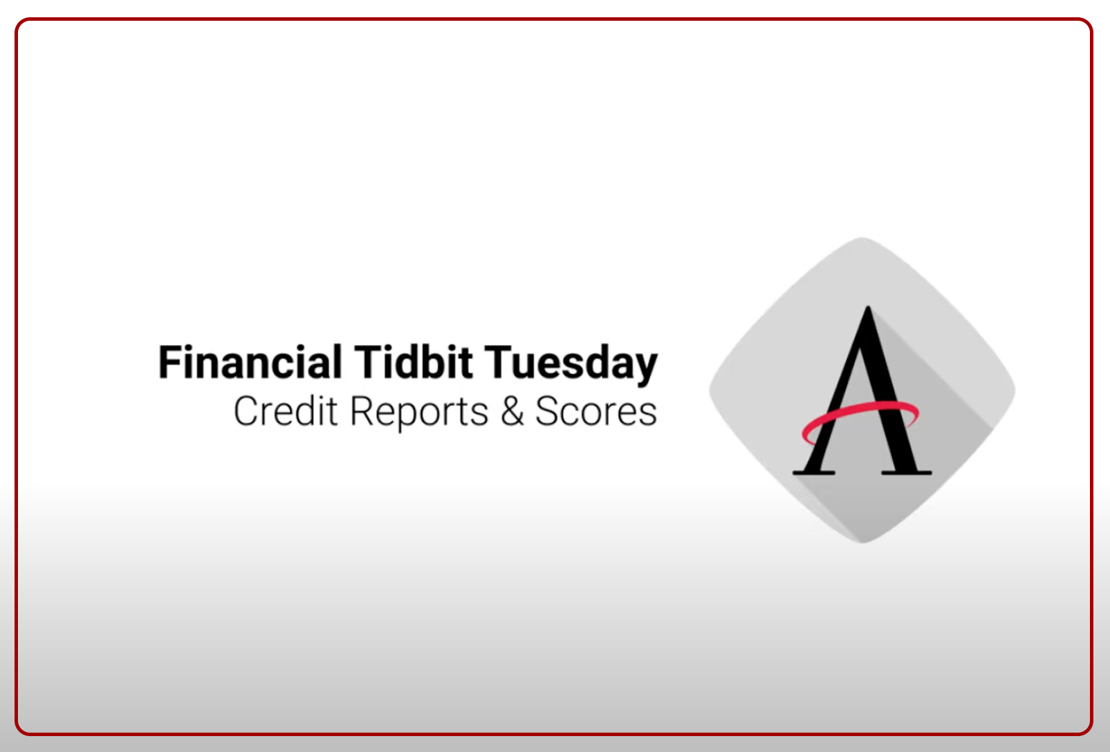 Credit Reports & Scores