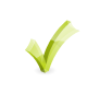 green checkmark