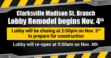 425x223_ClksMad_Lobby-Remodel_Closing-Early-Nov-3_Web Remodel Begins Nov. 4