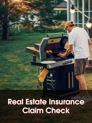 real estate claim check