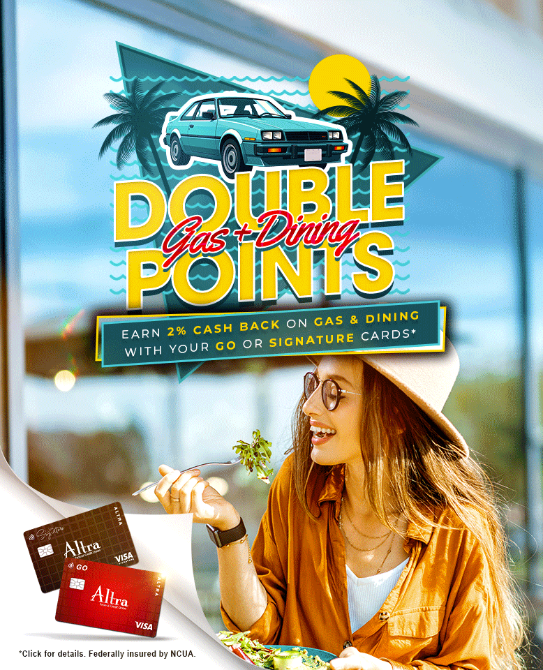 Credit Card Double Points Gas & Dining
